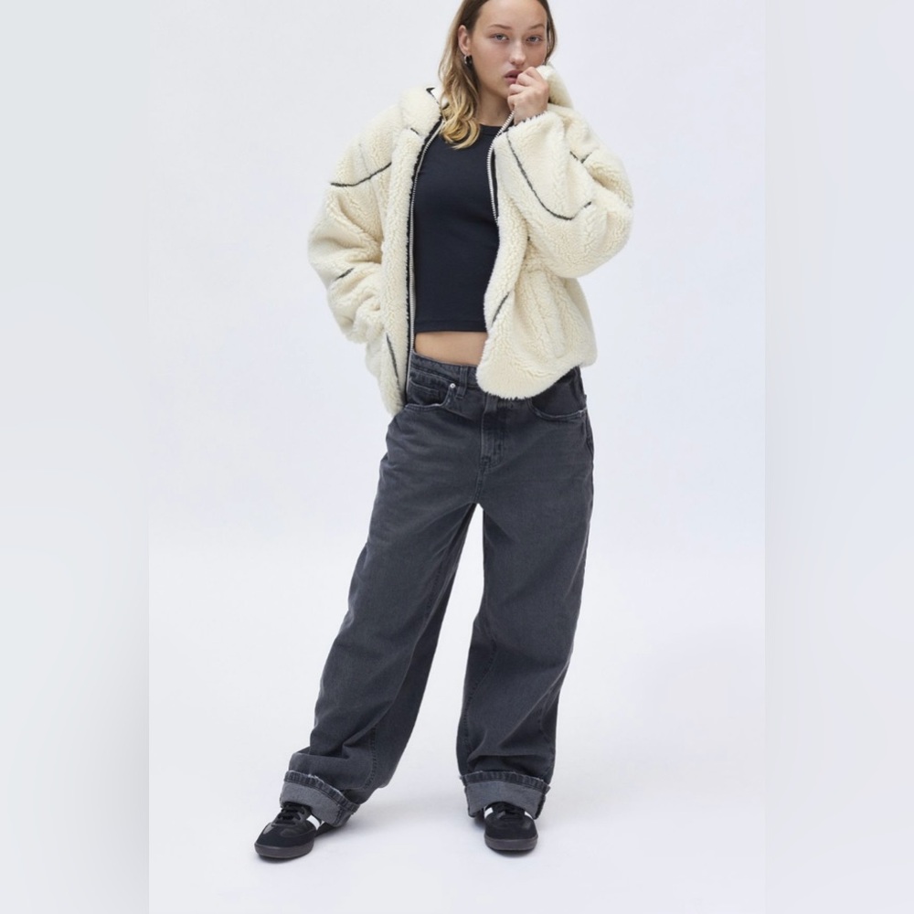 Urban Outfitters Fleece Jacket Coat